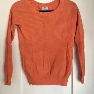 Peachy orange light sweatshirt